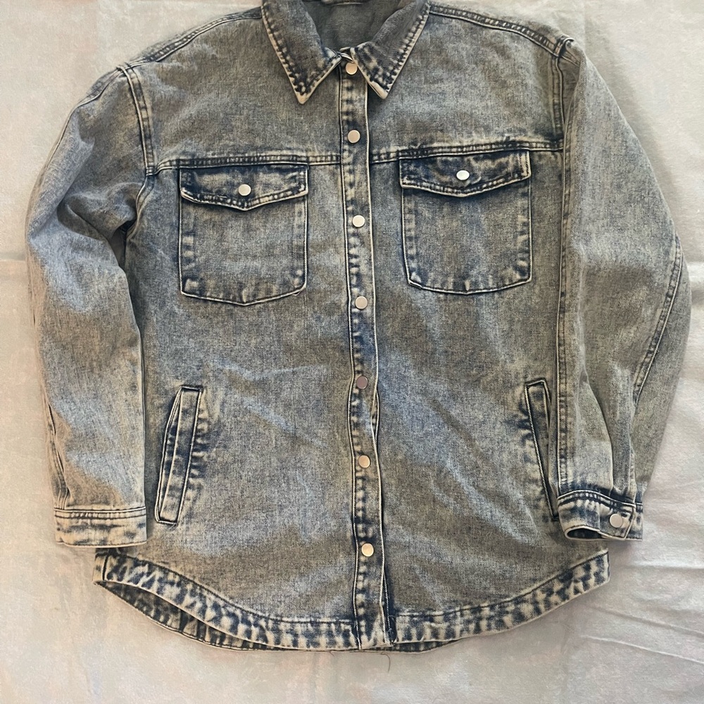 New IRIS size M  Acid Wash Denim Jacket